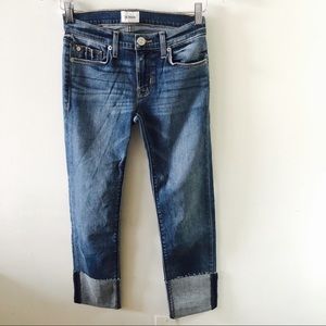 Hudson Crop skinny jeans, size 24